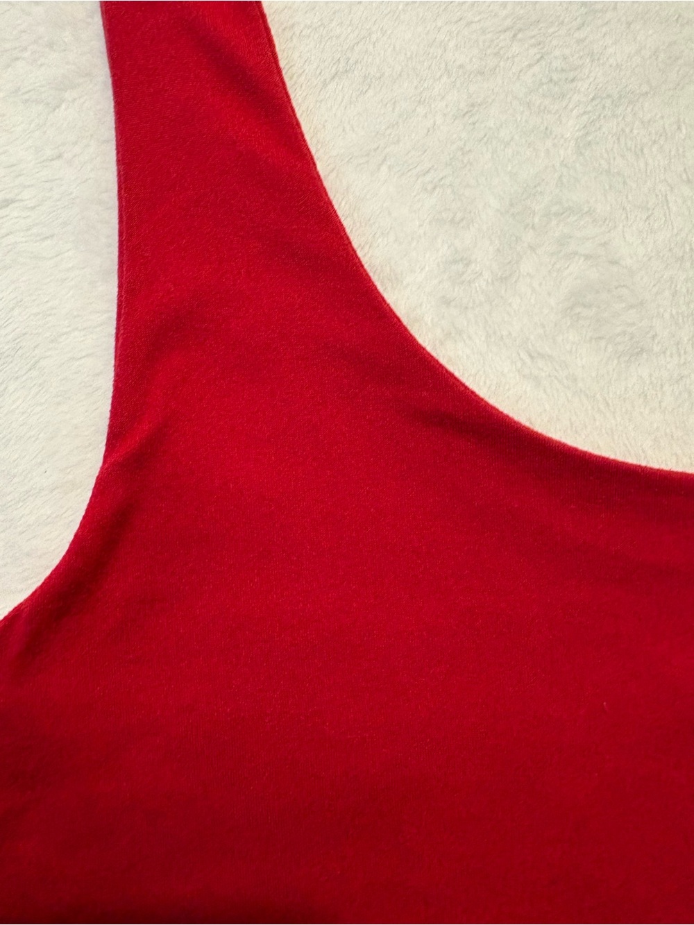 Sincerely Jules Red Scoop Neck Cropped Tank - Picture 5 of 5